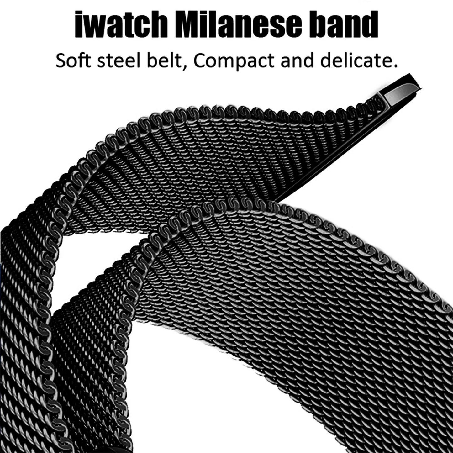 Glass+Case+Strap Compatible with Apple Watch Band 40Mm 44Mm 41Mm 45Mm 38Mm 42Mm Milanese Loop Magnetic Loop Bracelet Band Iwatch Series 3 4 5 Se 6 7 8 9 Wristbands - Lilac