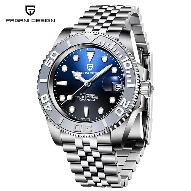 V3 New Luxury Men'S Mechanical Watches 120 Clicks 40MM AR Coated Sapphire Glass Men'S Automatic Watches Relojes